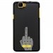 TPU1RAINBOWMAINDOIGT - Coque souple pour Wiko Rainbow avec impression Motifs doigt d'honneur