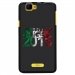 TPU1RAINBOWWCRITALIE - Coque Souple en gel pour Wiko Rainbow avec impression Italie et logo rugby WCR 2015