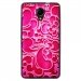 TPU1ROBBYARABESQUEFUSHIA - Coque souple pour Wiko Robby avec impression Motifs arabesque fushia