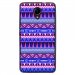 TPU1ROBBYAZTEQUEBLEUVIO - Coque souple pour Wiko Robby avec impression Motifs aztèque bleu et violet