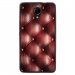 TPU1ROBBYCAPITON - Coque souple pour Wiko Robby avec impression Motifs effet capitonné bordeau