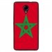 TPU1ROBBYDRAPMAROC - Coque souple pour Wiko Robby avec impression Motifs drapeau du Maroc