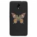 TPU1ROBBYPAPILLONSEUL - Coque souple pour Wiko Robby avec impression Motifs papillon psychédélique