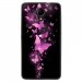 TPU1ROBBYPAPILLONSFUSHIAS - Coque souple pour Wiko Robby avec impression Motifs papillons fushias
