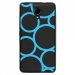 TPU1ROBBYRONDSBLEUS - Coque souple pour Wiko Robby avec impression Motifs ronds bleus