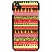 TPU1SUNSET2AZTEQUEJAUNEROUGE - Coque Souple en gel pour Wiko Sunset 2 avec impression Motifs aztèque jaune et rouge