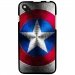 TPU1SUNSET2BOUCLIER - Coque Souple en gel pour Wiko Sunset 2 avec impression Motifs bouclier étoilé aux couleurs de l'Am