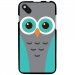 TPU1SUNSET2CHOUETTE1 - Coque Souple en gel pour Wiko Sunset 2 avec impression Motifs chouette bleue et grise