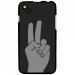 TPU1SUNSET2MAINPEACE - Coque Souple en gel pour Wiko Sunset 2 avec impression Motifs main Peace and Love
