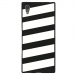TPU1XA1ULTRABANDESBLANCHES - Coque souple pour Sony Xperia XA1 Ultra avec impression Motifs bandes blanches