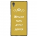 TPU1XA1ULTRABOUDEROR - Coque souple pour Sony Xperia XA1 Ultra avec impression Motifs Bouder pour mieux Régner or