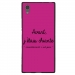 TPU1XA1ULTRACHIANTEFUSHIA - Coque souple pour Sony Xperia XA1 Ultra avec impression Motifs Avant, j'étais chiante fushia