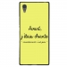 TPU1XA1ULTRACHIANTEJAUNE - Coque souple pour Sony Xperia XA1 Ultra avec impression Motifs Avant, j'étais chiante jaune