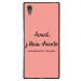 TPU1XA1ULTRACHIANTEROSE - Coque souple pour Sony Xperia XA1 Ultra avec impression Motifs Avant, j'étais chiante rose
