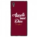 TPU1XA1ULTRADIEUBORDEAU - Coque souple pour Sony Xperia XA1 Ultra avec impression Motifs Appelle moi Dieu bordeau
