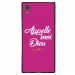 TPU1XA1ULTRADIEUFUSHIA - Coque souple pour Sony Xperia XA1 Ultra avec impression Motifs Appelle moi Dieu fushia