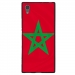 TPU1XA1ULTRADRAPMAROC - Coque souple pour Sony Xperia XA1 Ultra avec impression Motifs drapeau du Maroc