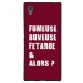 TPU1XA1ULTRAFUMEUSEBORDEAU - Coque souple pour Sony Xperia XA1 Ultra avec impression Motifs fumeuse et alors bordeau