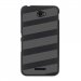 TPU1XPE4BANDESGRISES - Coque souple pour Sony Xperia E4 avec impression Motifs bandes grises