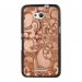 TPU1XPE4GARABESQUEBRONZE - Coque Souple en gel noir pour Sony Xperia E4g avec impression Motifs arabesque bronze