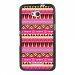 TPU1XPE4GAZTEQUE - Coque Souple en gel noir pour Sony Xperia E4g avec impression Motifs aztèque