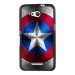 TPU1XPE4GBOUCLIER - Coque Souple en gel noir pour Sony Xperia E4g avec impression Motifs bouclier étoilé aux couleurs 
