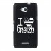 TPU1XPE4GDRAPBREIZH - Coque Souple en gel noir pour Sony Xperia E4g avec impression Motifs drapeau breton I Love Breizh