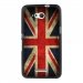 TPU1XPE4GDRAPUKVINTAGE - Coque Souple en gel noir pour Sony Xperia E4g avec impression Motifs drapeau UK vintage