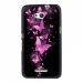 TPU1XPE4GPAPILLONSFUSHIAS - Coque Souple en gel noir pour Sony Xperia E4g avec impression Motifs papillons fushias