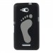 TPU1XPE4GPIED - Coque souple pour Sony Xperia E4g avec impression Motifs empreinte de pied