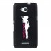 TPU1XPE4GSOSEXYBLANCHE - Coque Souple en gel noir pour Sony Xperia E4g avec impression Motifs So Sexy blanche