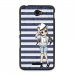TPU1XPE4MANGAMARINE - Coque souple pour Sony Xperia E4 avec impression Motifs manga fille marin