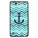 TPU1XPERIAC4ANCRE - Coque souple pour Sony Xperia C4 avec impression Motifs ancre