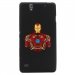 TPU1XPERIAC4IRONBUSTE - Coque Souple en gel pour Sony Xperia C4 avec impression Motifs buste Iron
