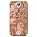 TPU1Z320ARABESQUEBRONZE - Coque souple pour Acer Liquid Z320 avec impression Motifs arabesque bronze
