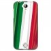 TPU1Z320DRAPITALIE - Coque souple pour Acer Liquid Z320 avec impression Motifs drapeau de l'Italie