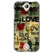 TPU1Z320LOVEVINTAGE - Coque souple pour Acer Liquid Z320 avec impression Motifs Love Vintage