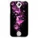 TPU1Z320PAPILLONSFUSHIAS - Coque souple pour Acer Liquid Z320 avec impression Motifs papillons fushias