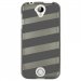 TPU1Z330BANDESGRISES - Coque souple pour Acer Liquid Z330 avec impression Motifs bandes grises