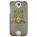 TPU1Z330CHOUETTE - Coque souple pour Acer Liquid Z330 avec impression Motifs chouette psychédélique