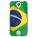 TPU1Z330DRAPBRESIL - Coque souple pour Acer Liquid Z330 avec impression Motifs drapeau du Brésil