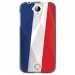 TPU1Z330DRAPFRANCE - Coque souple pour Acer Liquid Z330 avec impression Motifs drapeau de la France