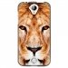 TPU1Z330LION - Coque souple pour Acer Liquid Z330 avec impression Motifs tête de lion