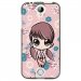 TPU1Z330PETITEFILLE - Coque souple pour Acer Liquid Z330 avec impression Motifs petite fille manga