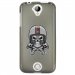 TPU1Z330SKULLCASQUE - Coque souple pour Acer Liquid Z330 avec impression Motifs tête de mort avec un casque de moto