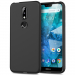 TPUCARBONOKIA71 - Coque souple Nokia 7.1 aspect carbone noir en gel flexible