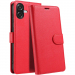 WALLET-A07ROUGE - Etui portefeuille Galaxy A07(4G) coloris ROUGE rabat latéral articulé fonction stand