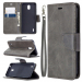 WALLET-NOKIA13GRIS - Etui Nokia 1.3 type portefeuille gris avec logements cartes