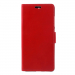 WALLET-NOKIA51ROUGE - Etui Nokia 5.1 type portefeuille rouge avec logements cartes