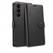 WALLET-S22NOIR - Etui Galaxy-S22 logements carte fonction stand coloris noir